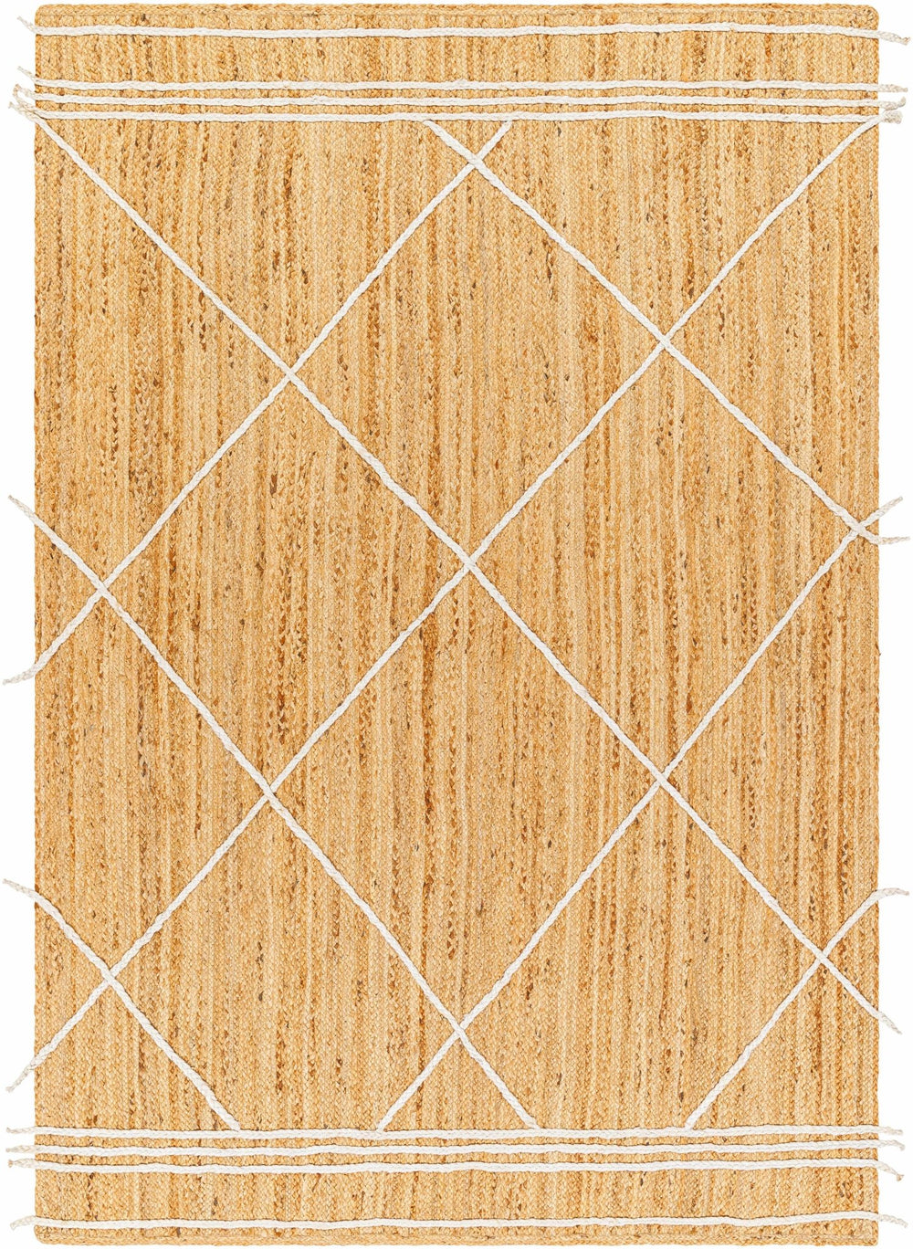 Wasi Modern Geometrical Tan And Beige Area Rug - The Rug Decor
