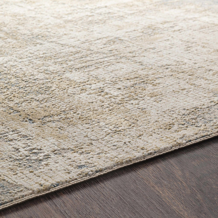 Watersmeet Modern Abstract Design Beige And Blue Area Rug - The Rug Decor