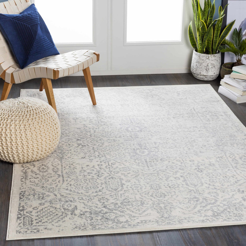 Waverton Traditional Style Ivory And Gray Area Rug - The Rug Decor