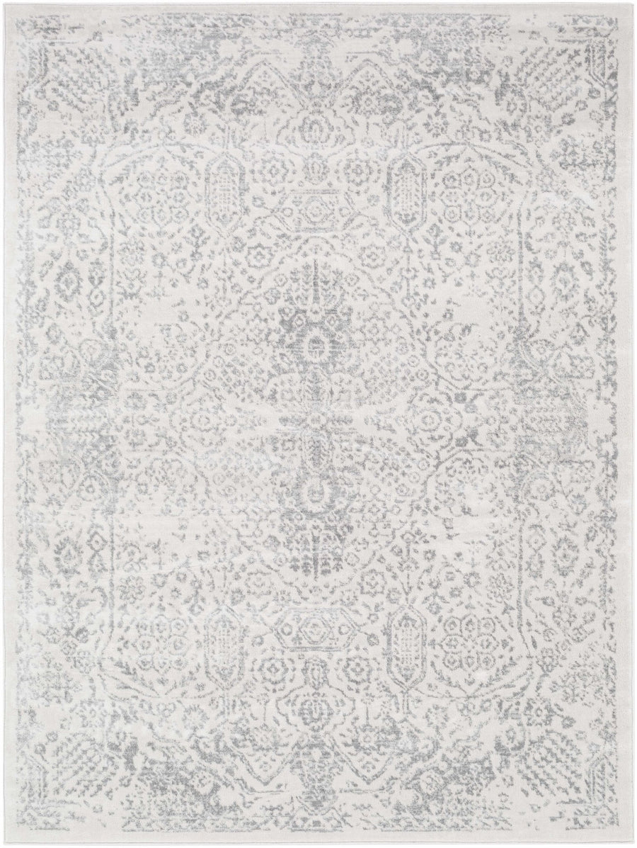 Waverton Traditional Style Ivory And Gray Area Rug - The Rug Decor