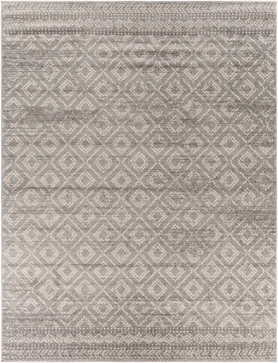 Webb Modern Geometrical Design Gray Area Rug