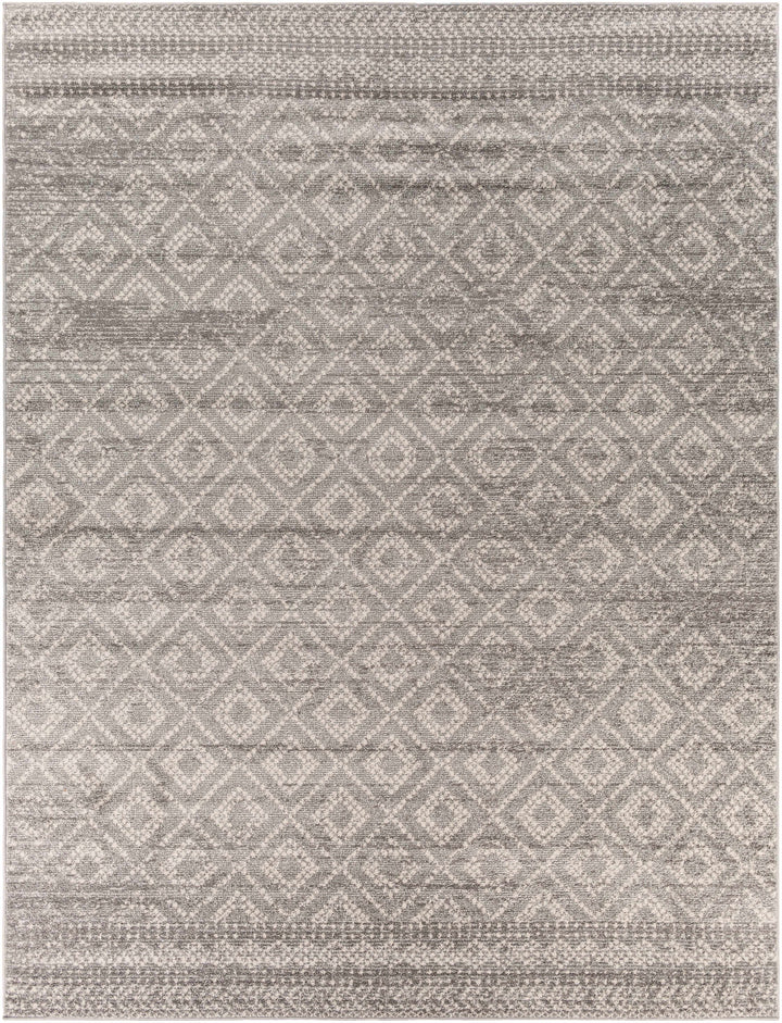 Webb Modern Geometrical Design Gray Area Rug