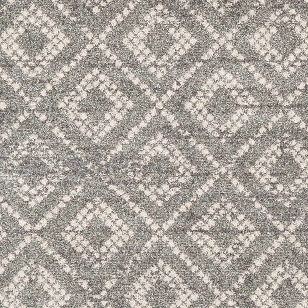 Webb Modern Geometrical Design Gray Area Rug