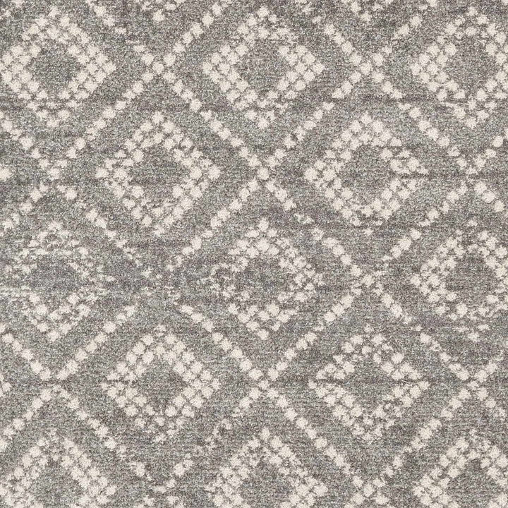 Webb Modern Geometrical Design Gray Area Rug