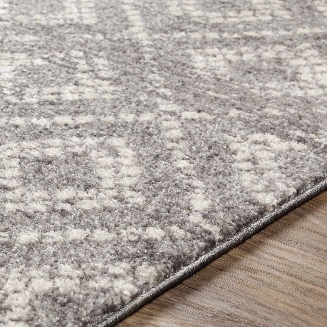 Webb Modern Geometrical Design Gray Area Rug