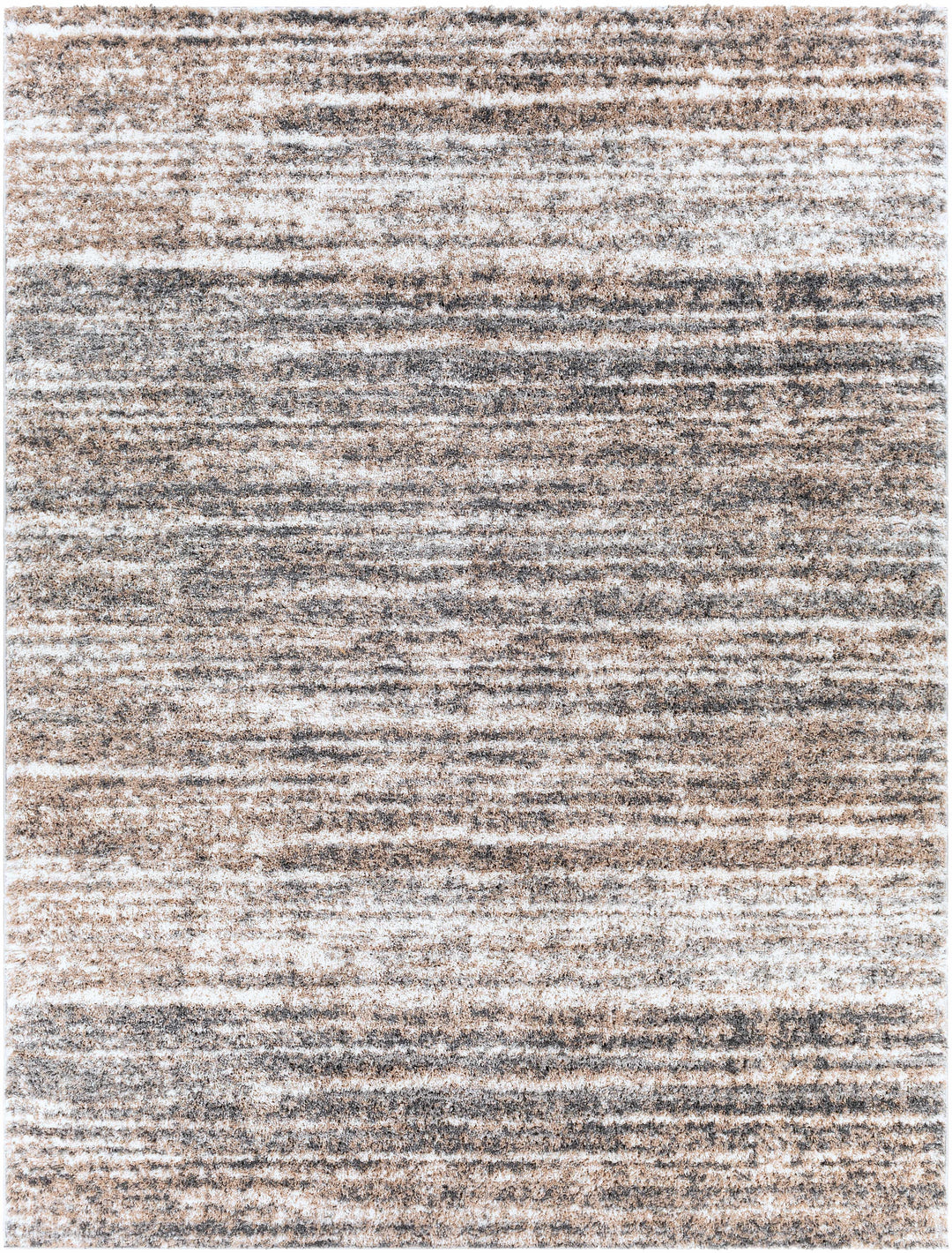 Weddin Modern Abstract Design Ivory And Gray Area Rug