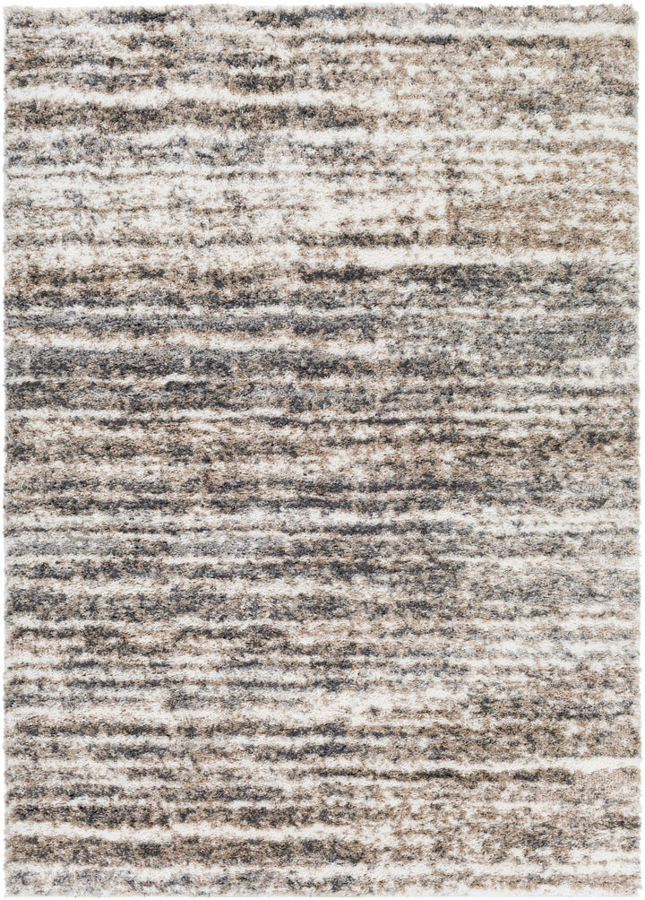 Weddin Modern Abstract Design Ivory And Gray Area Rug - The Rug Decor