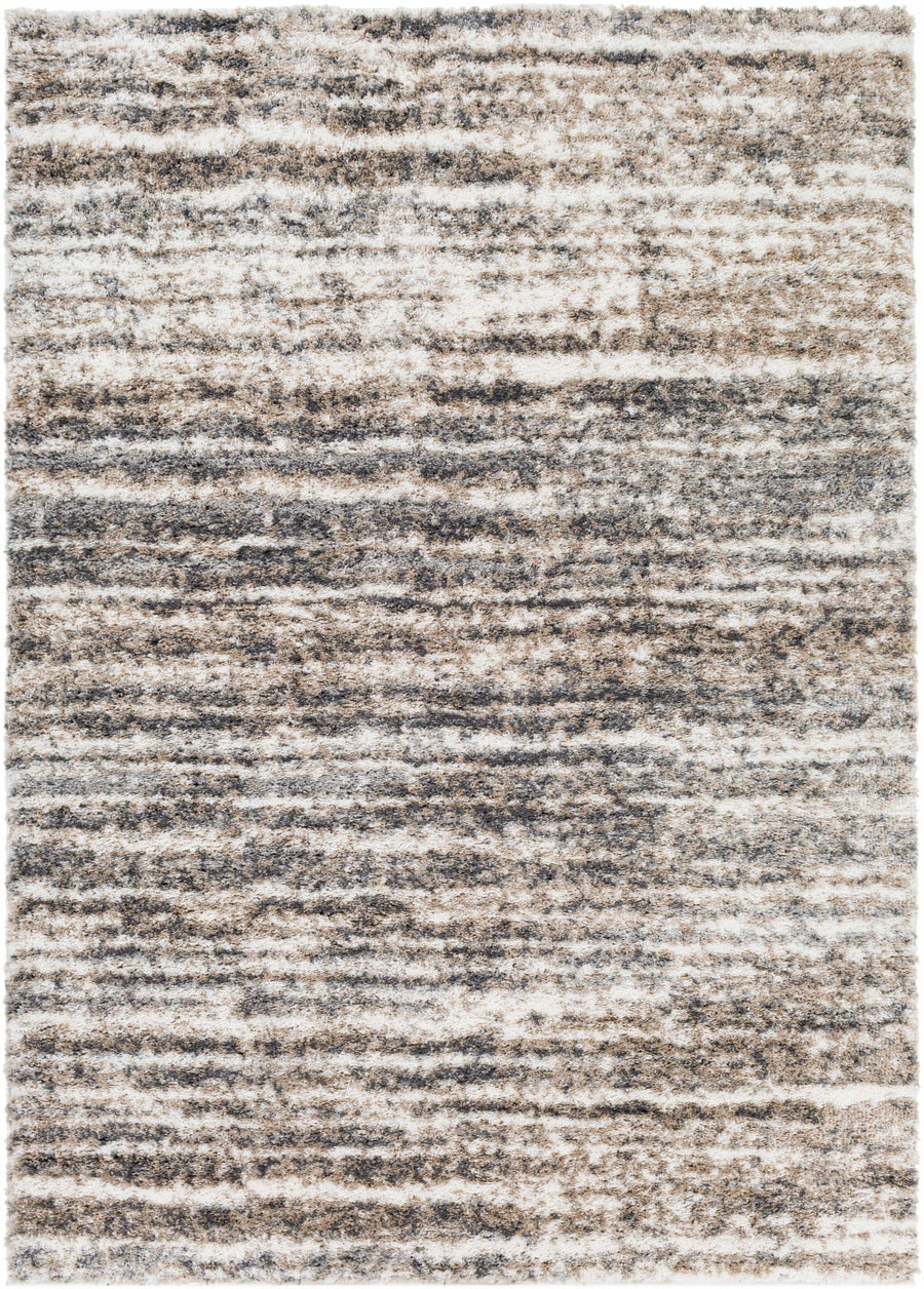 Weddin Modern Abstract Design Ivory And Gray Area Rug - The Rug Decor