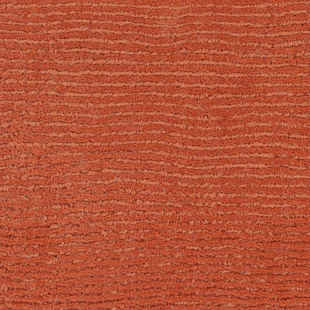 Welch Brockton Modern Solid Rust Hand Loomed Wool Rug - The Rug Decor