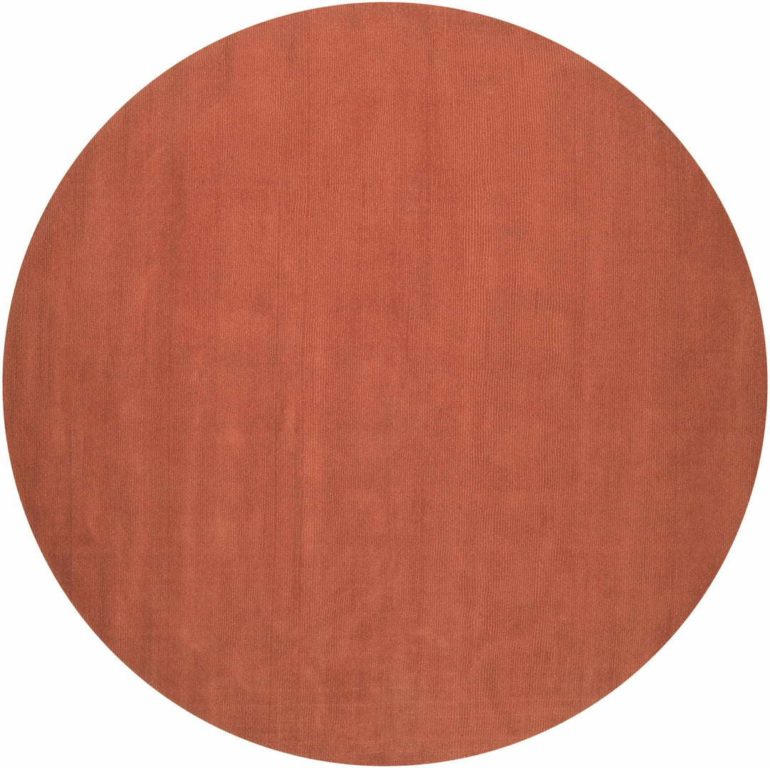 Welch Brockton Modern Solid Rust Hand Loomed Wool Rug - The Rug Decor