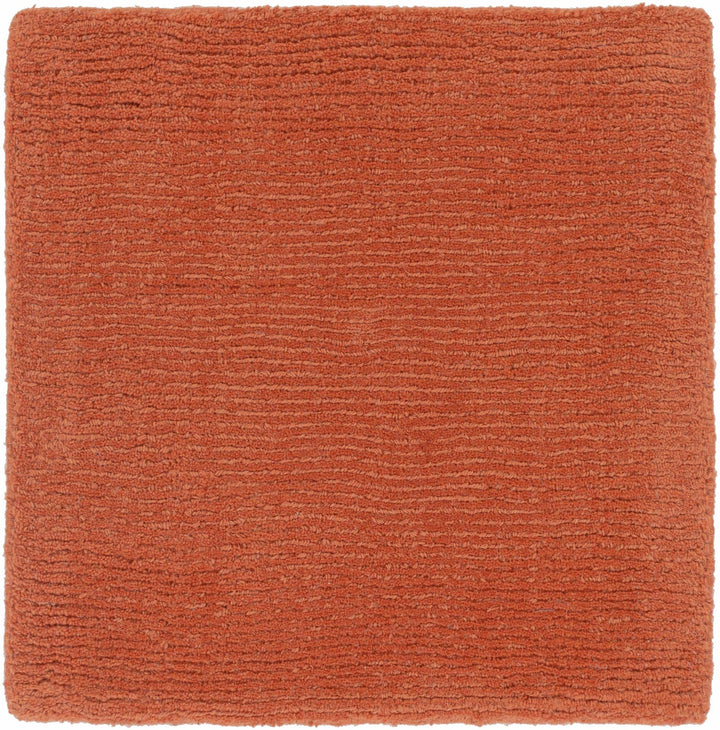 Welch Brockton Modern Solid Rust Hand Loomed Wool Rug - The Rug Decor