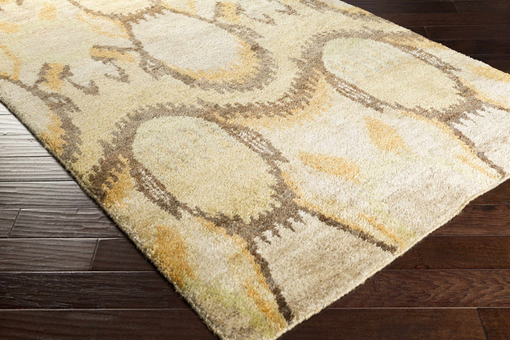 Westhoff Hand Knotted Beige And Brown Modern Style Area Rug - The Rug Decor