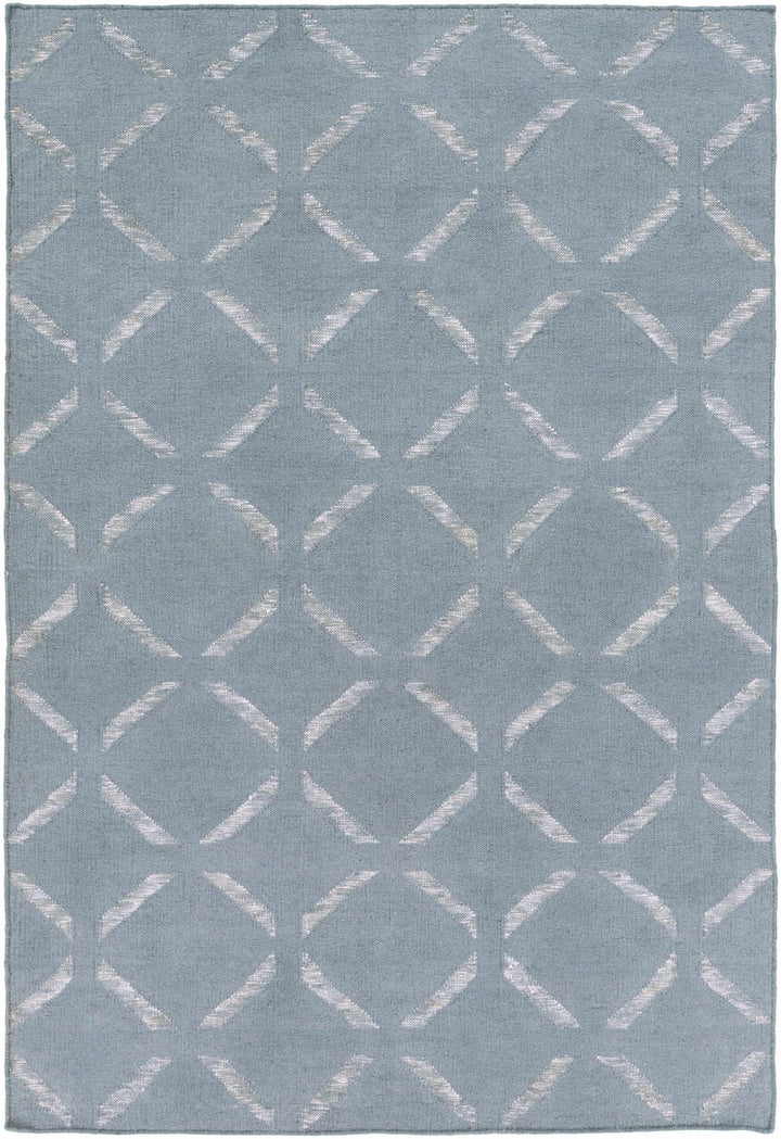 Weybridge Gray Modern Geometrical Hand Woven Area Rug - The Rug Decor