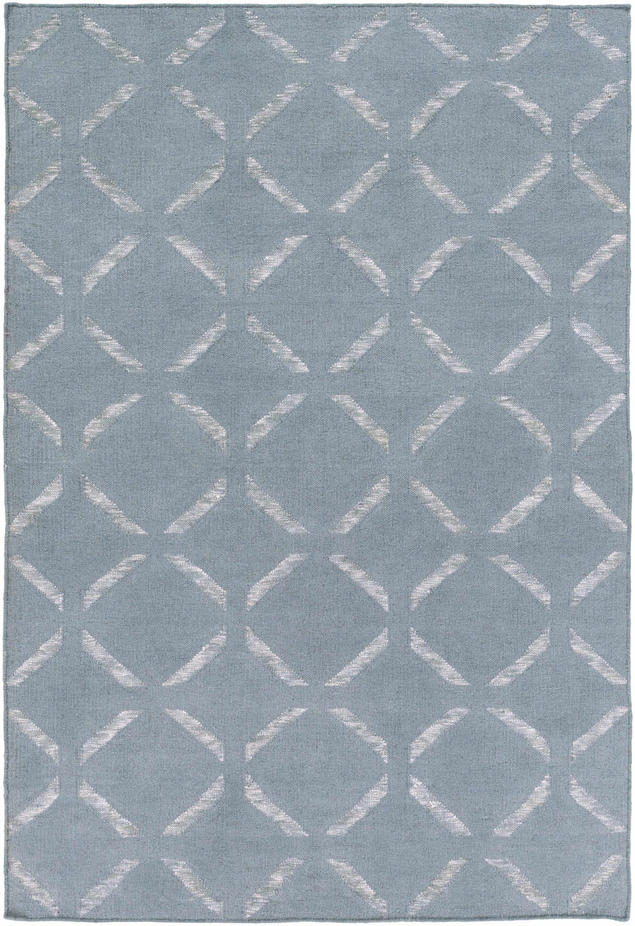 Weybridge Gray Modern Geometrical Hand Woven Area Rug - The Rug Decor