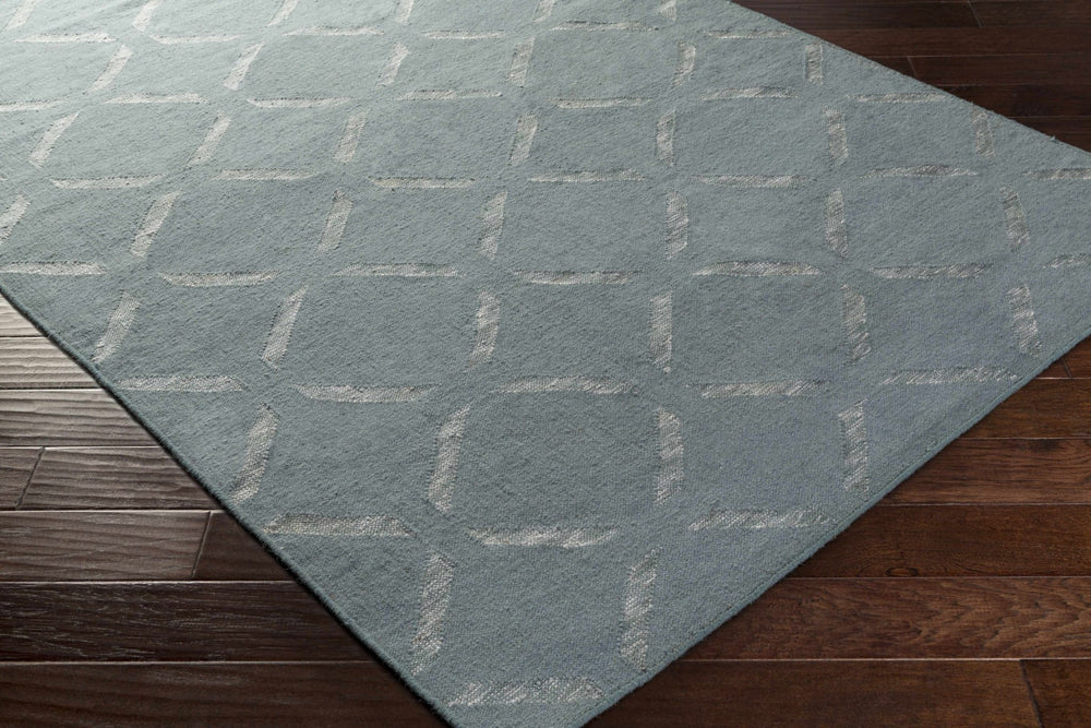 Weybridge Gray Modern Geometrical Hand Woven Area Rug - The Rug Decor