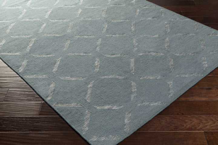 Weybridge Gray Modern Geometrical Hand Woven Area Rug - The Rug Decor