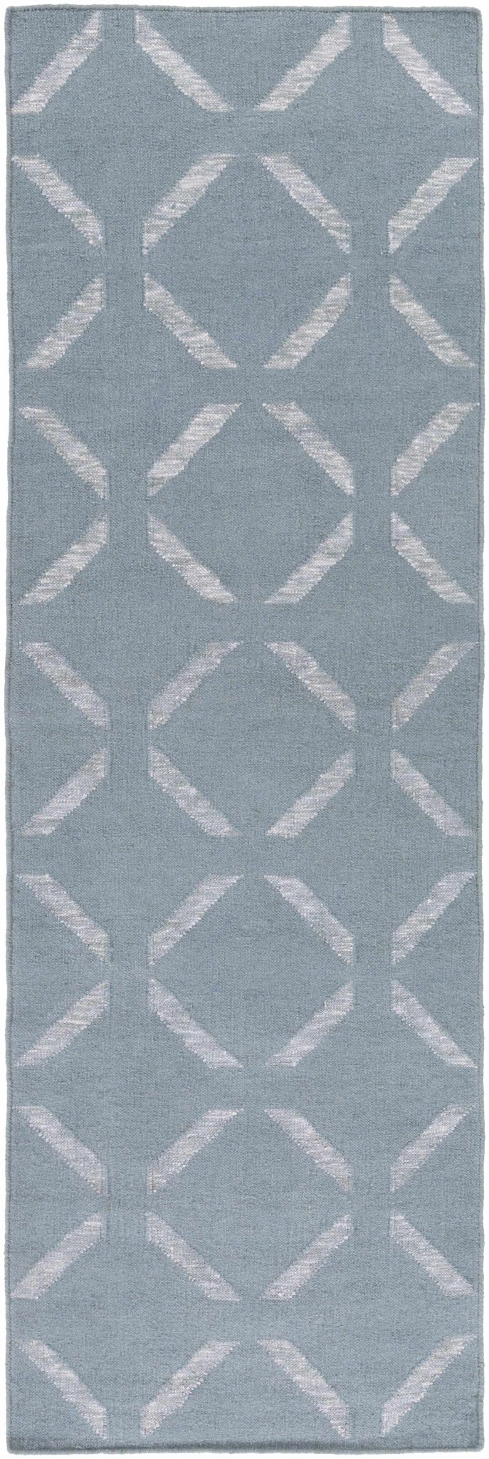 Weybridge Gray Modern Geometrical Hand Woven Area Rug - The Rug Decor