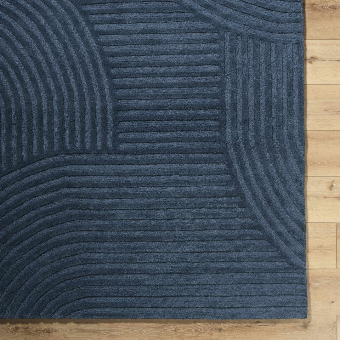 Whan Contemporary Geometrical Blue Rug - The Rug Decor