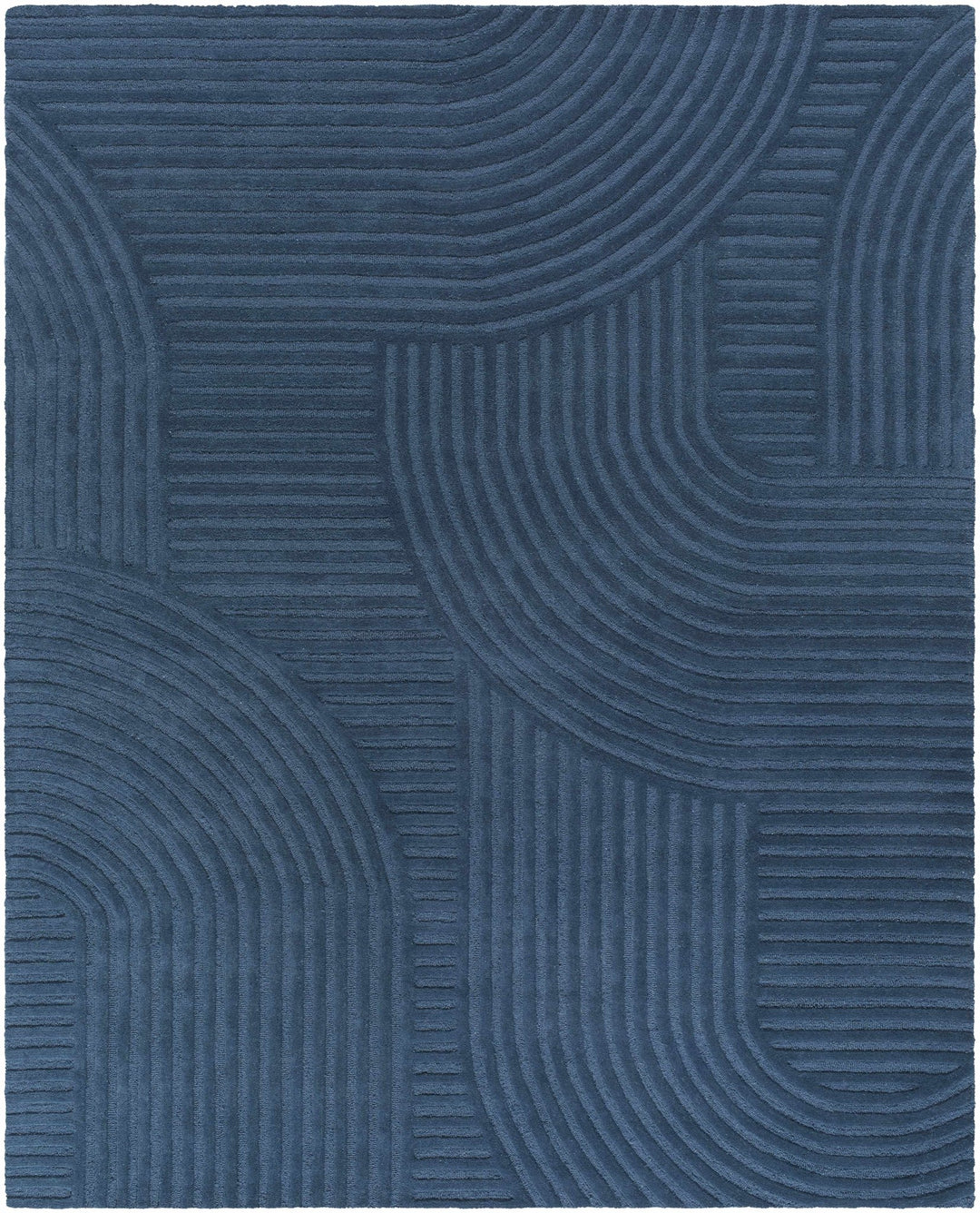 Whan Contemporary Geometrical Blue Rug - The Rug Decor