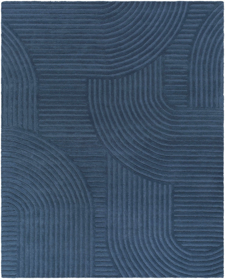 Whan Contemporary Geometrical Blue Rug - The Rug Decor