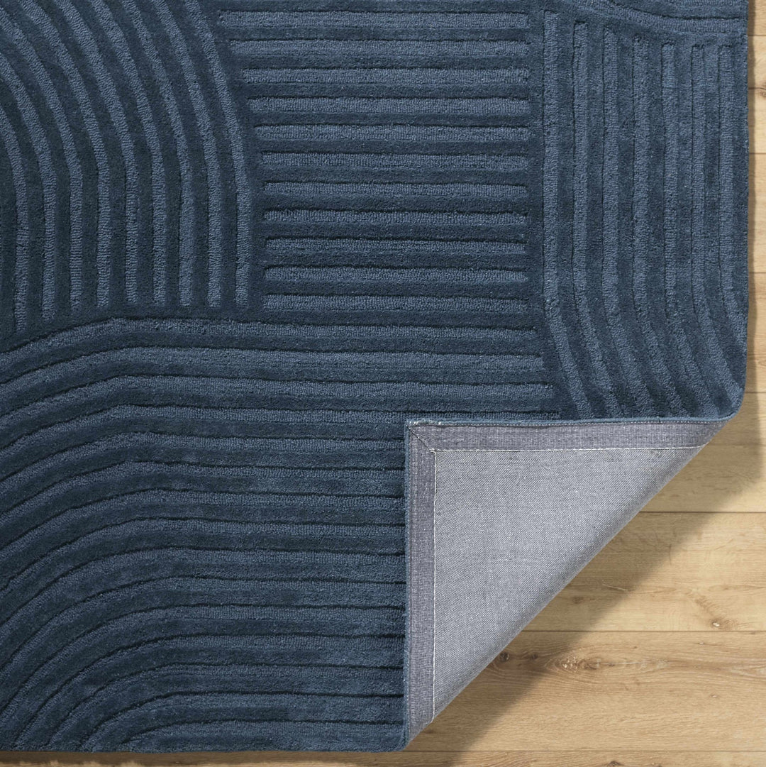 Whan Contemporary Geometrical Blue Rug - The Rug Decor
