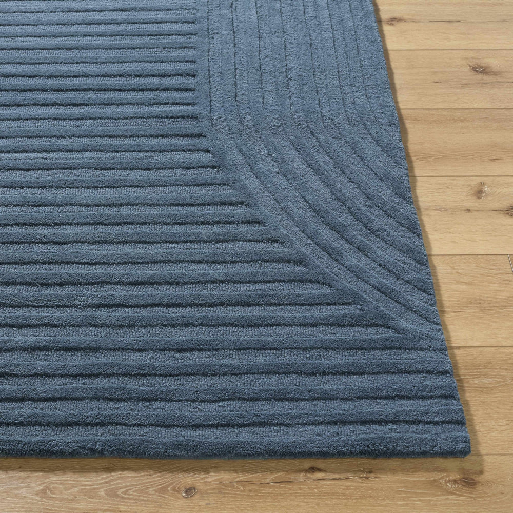 Whan Contemporary Geometrical Blue Rug - The Rug Decor