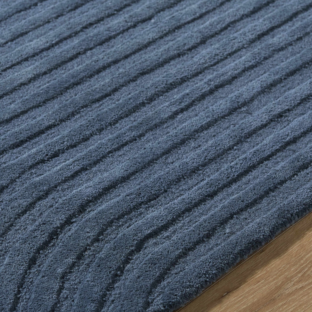 Whan Contemporary Geometrical Blue Rug - The Rug Decor