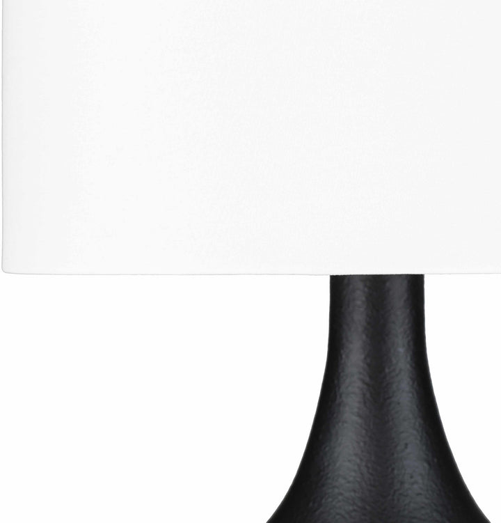 White and Black Modern Side Table lamp - The Rug Decor
