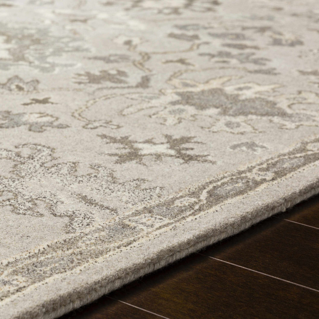 Willimantic Traditional Oushak Silver And Beige Rug - The Rug Decor