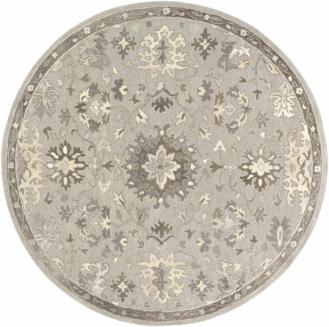 Willimantic Traditional Oushak Silver And Beige Rug - The Rug Decor