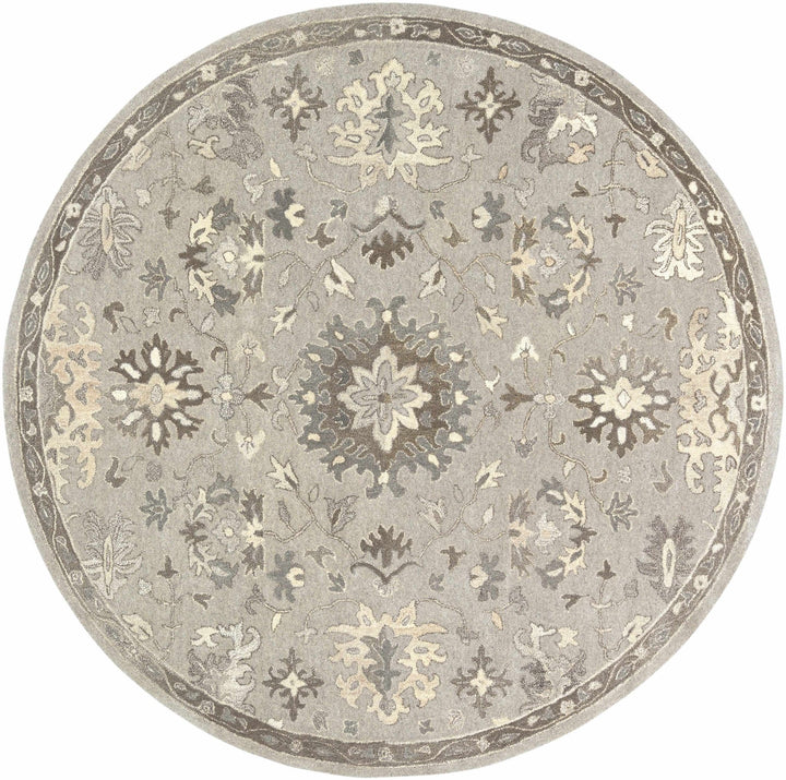 Willimantic Traditional Oushak Silver And Beige Rug - The Rug Decor