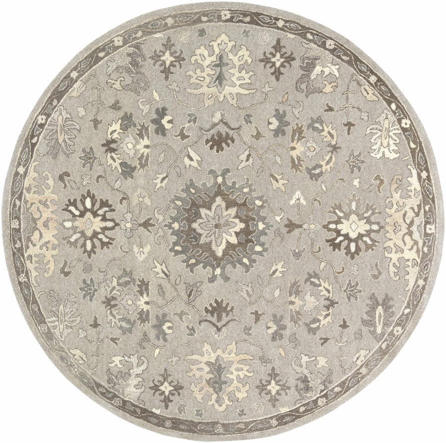 Willimantic Traditional Oushak Silver And Beige Rug - The Rug Decor