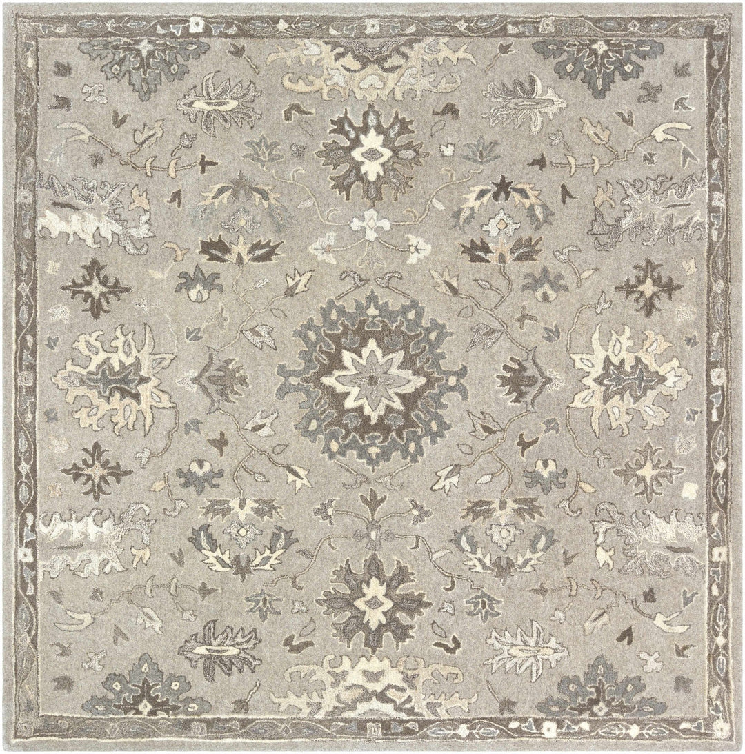 Willimantic Traditional Oushak Silver And Beige Rug - The Rug Decor