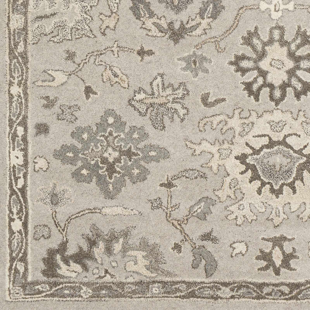 Willimantic Traditional Oushak Silver And Beige Rug - The Rug Decor