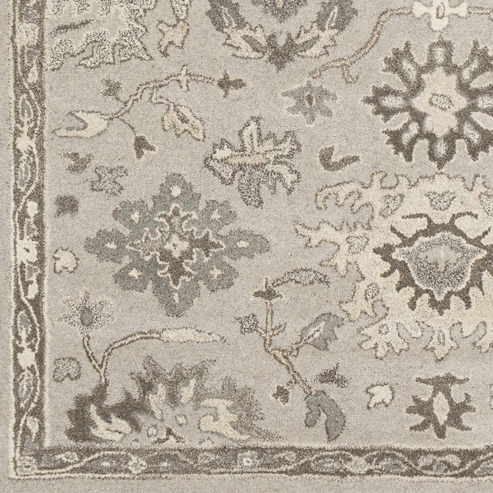 Willimantic Traditional Oushak Silver And Beige Rug - The Rug Decor