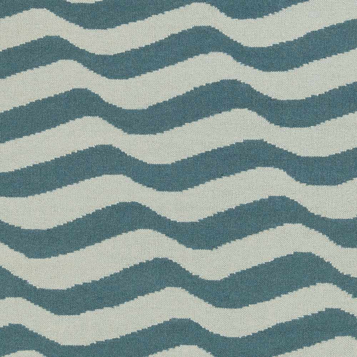 Willis Hand Woven Modern Style Teal And Ivory Area Rug - The Rug Decor