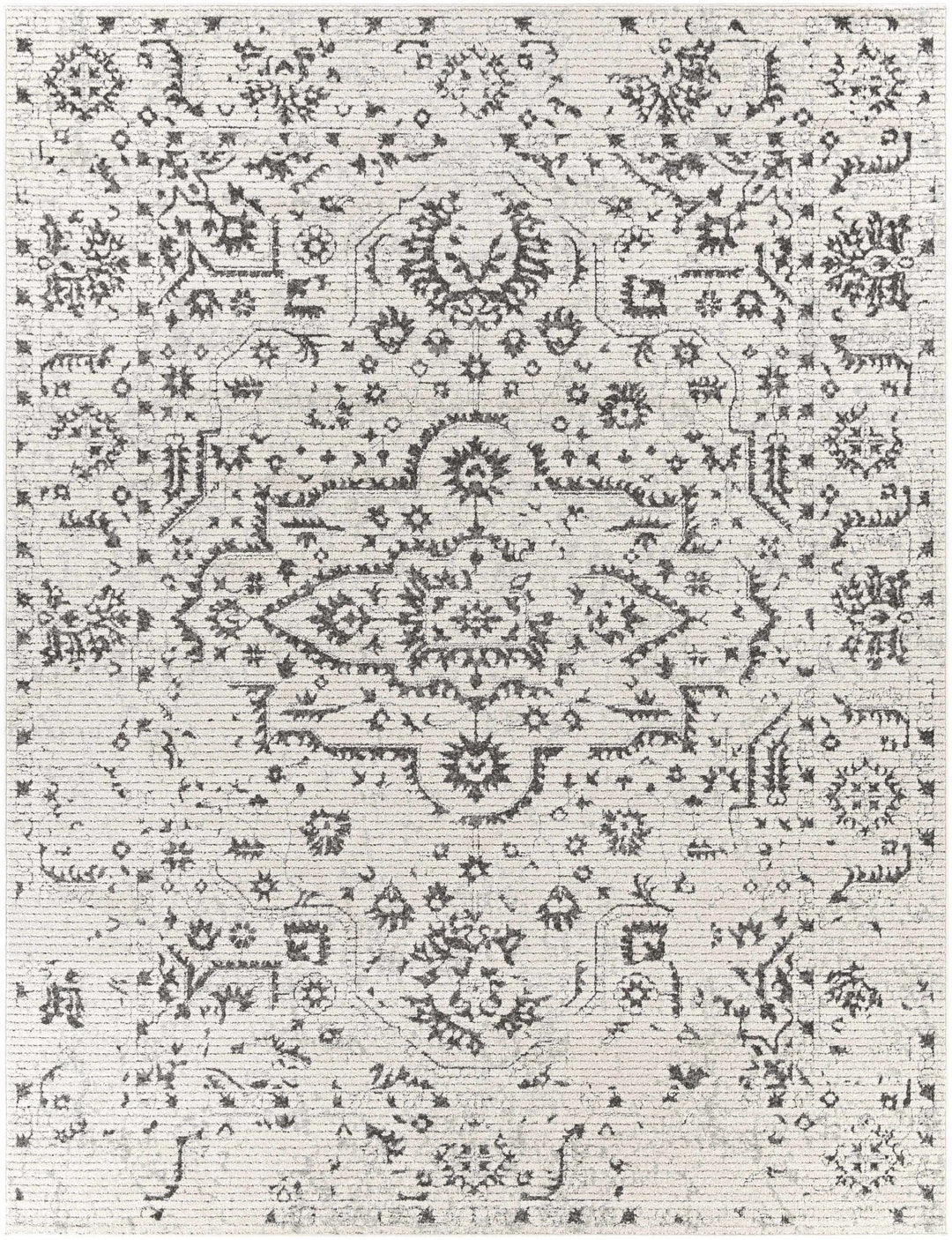 Willowbrook Ivory And Charcoal Traditional Style Area Rug - The Rug Decor