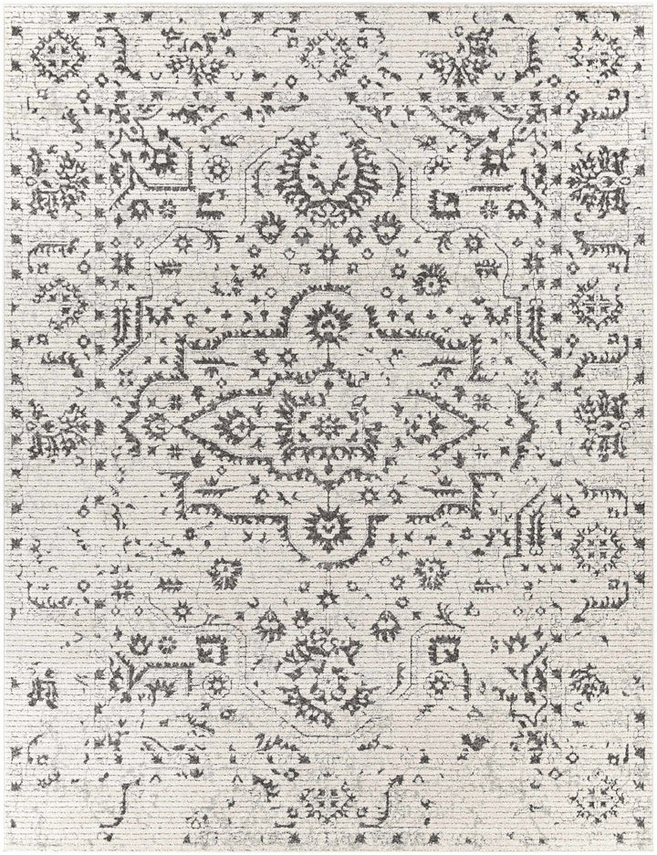 Willowbrook Ivory And Charcoal Traditional Style Area Rug - The Rug Decor