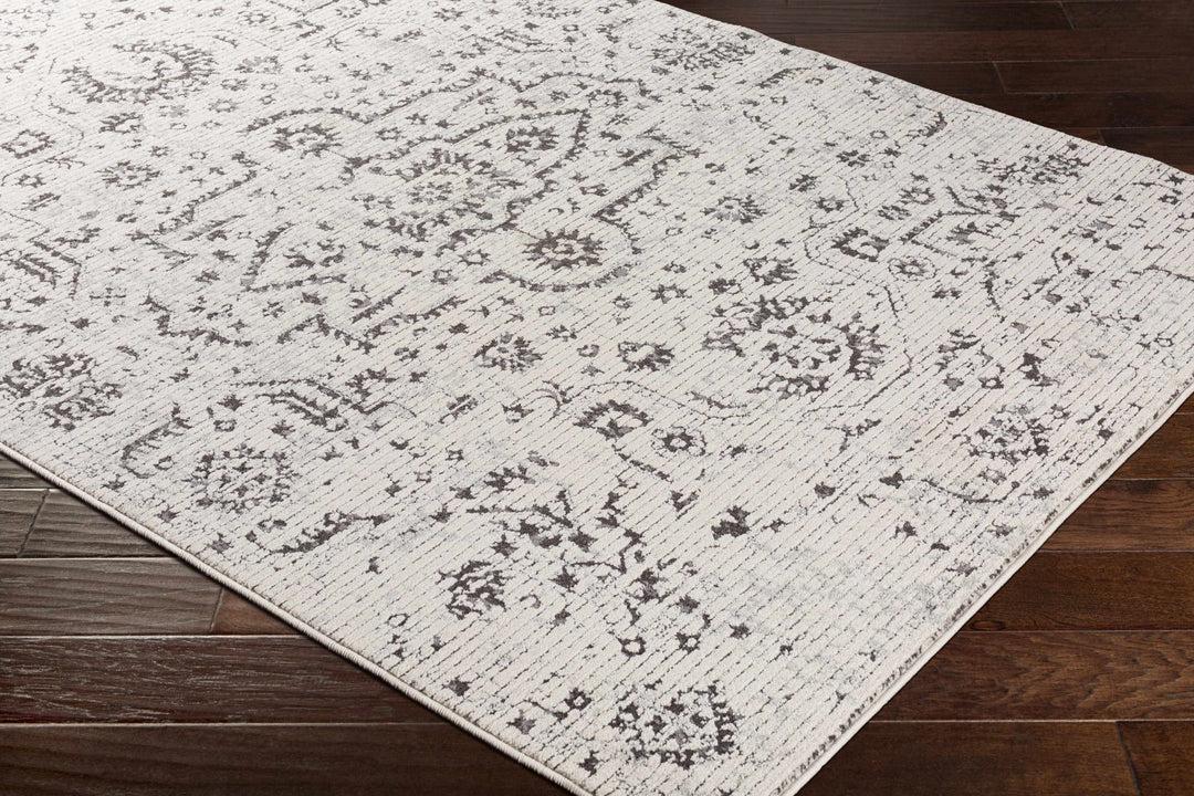 Willowbrook Ivory And Charcoal Traditional Style Area Rug - The Rug Decor