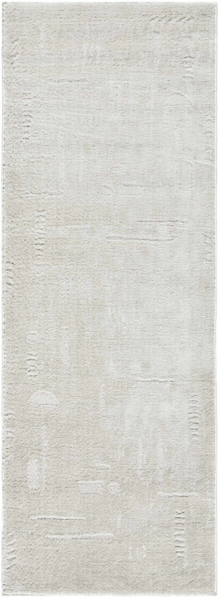 Winda Ivory Modern Solid Design Area Rug - The Rug Decor