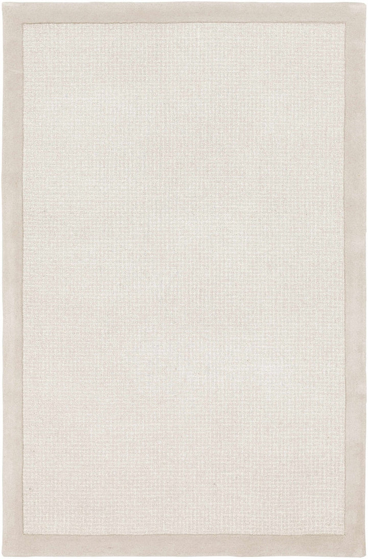 Winooski Contemporary Solid Ivory And Cream Rug - The Rug Decor