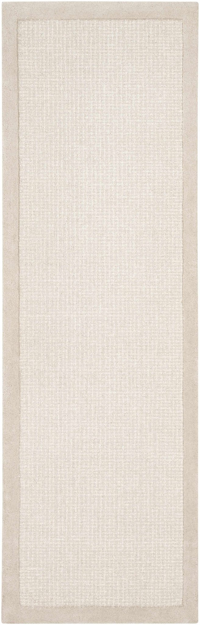 Winooski Contemporary Solid Ivory And Cream Rug - The Rug Decor