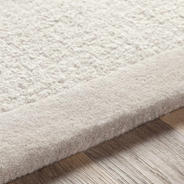 Winooski Contemporary Solid Ivory And Cream Rug - The Rug Decor
