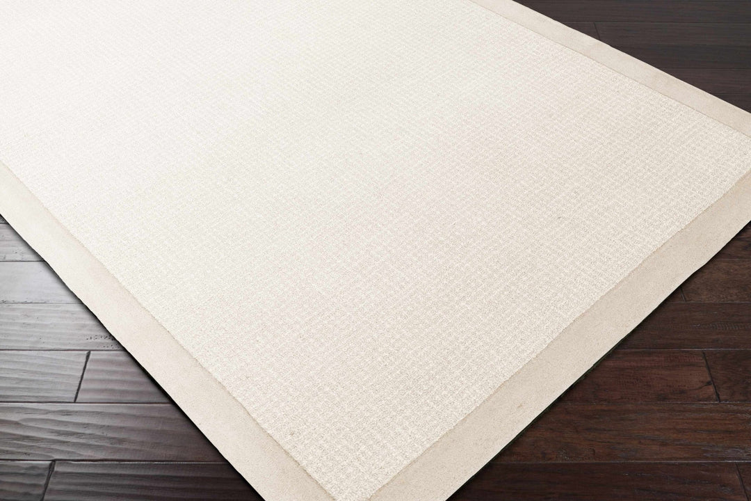 Winooski Contemporary Solid Ivory And Cream Rug - The Rug Decor
