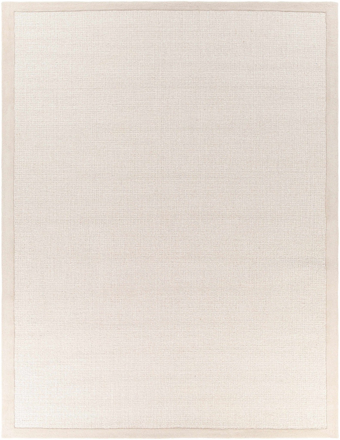 Winooski Contemporary Solid Ivory And Cream Rug - The Rug Decor