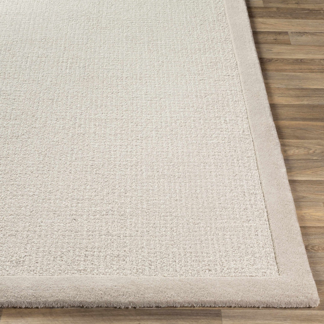 Winooski Contemporary Solid Ivory And Cream Rug - The Rug Decor