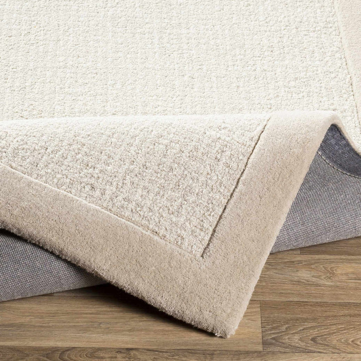 Winooski Contemporary Solid Ivory And Cream Rug - The Rug Decor