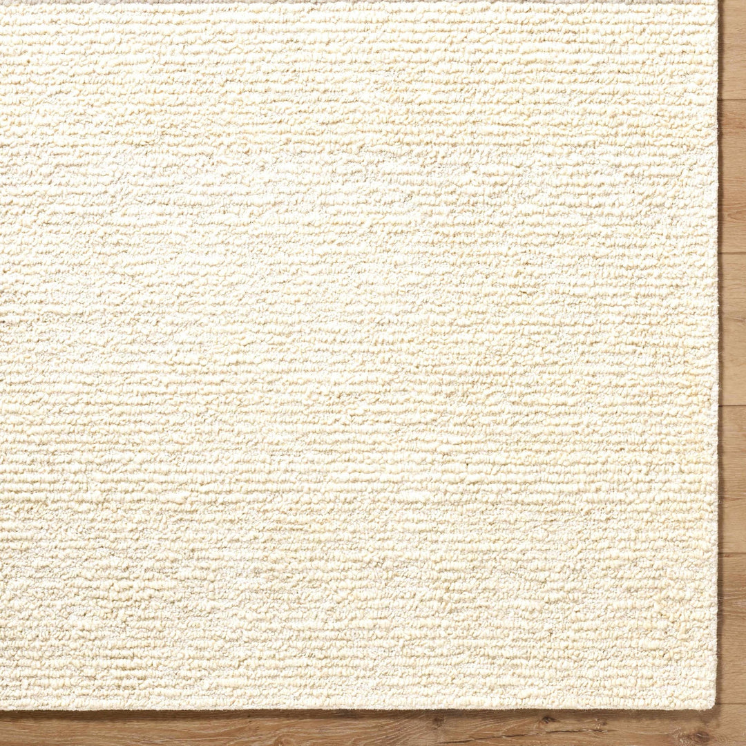 Winta Modern Solid Beige And Cream Wool Area Rug - The Rug Decor