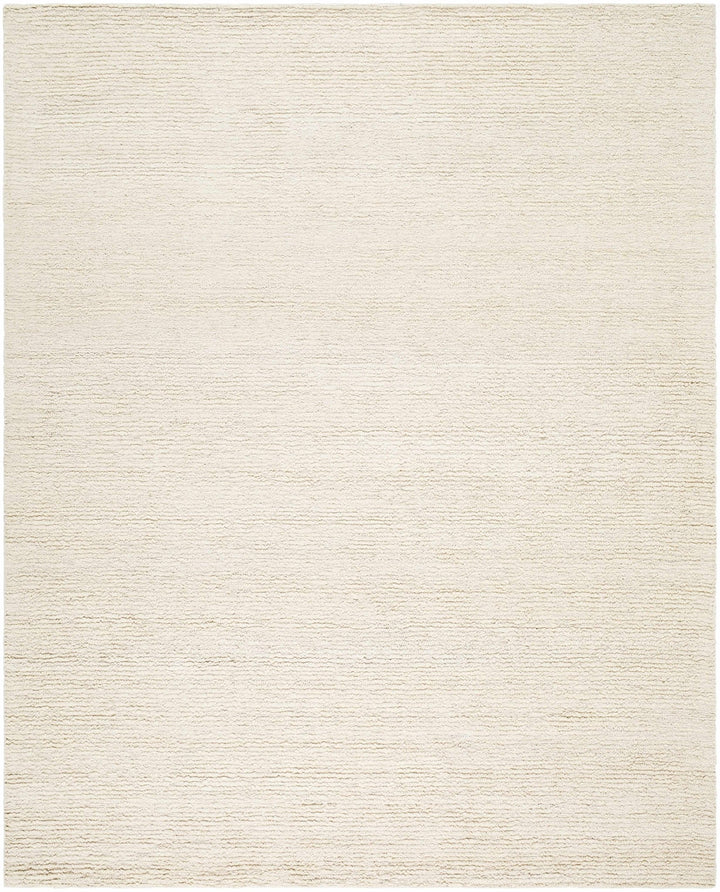 Winta Modern Solid Beige And Cream Wool Area Rug - The Rug Decor