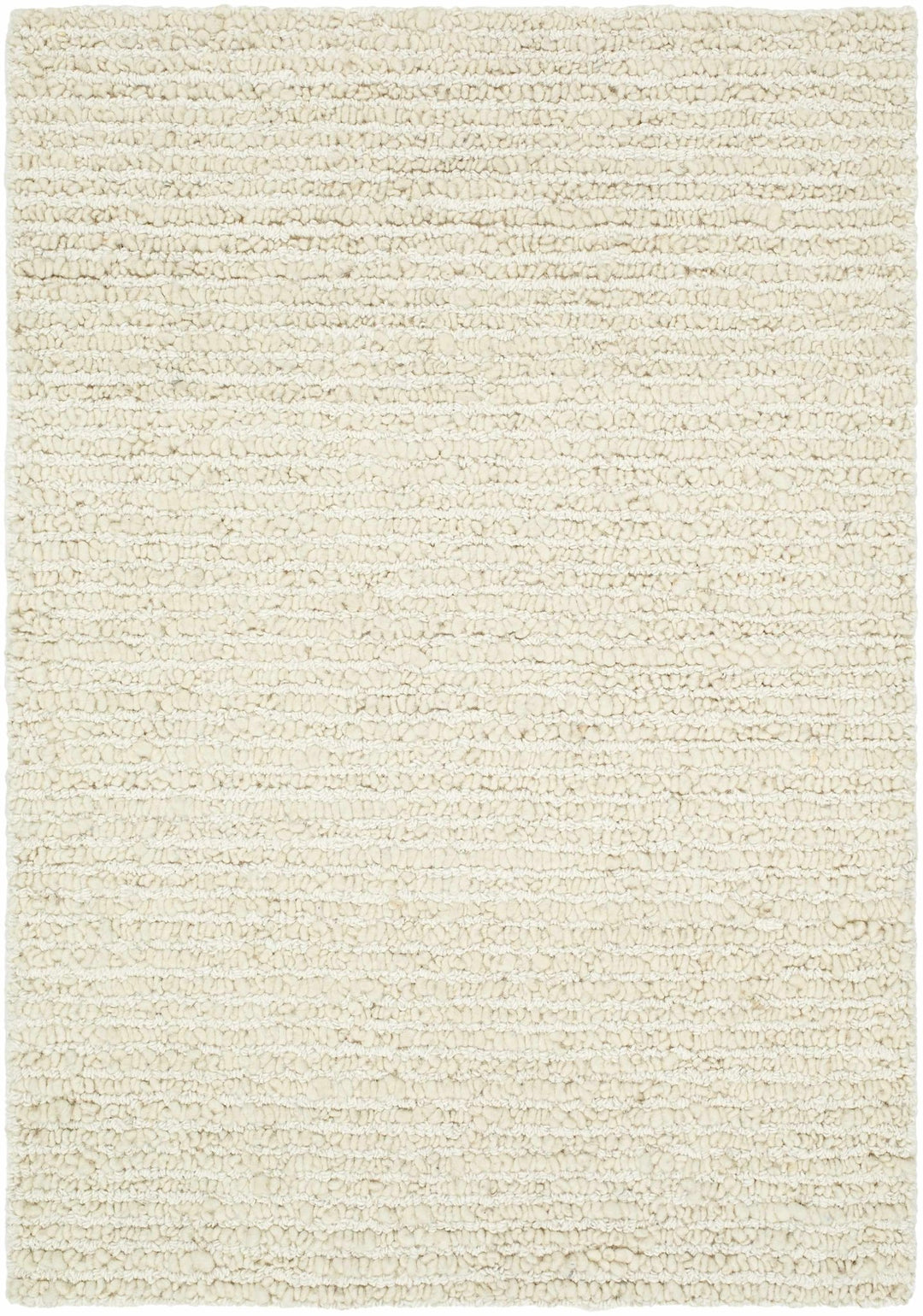 Winta Modern Solid Beige And Cream Wool Area Rug - The Rug Decor